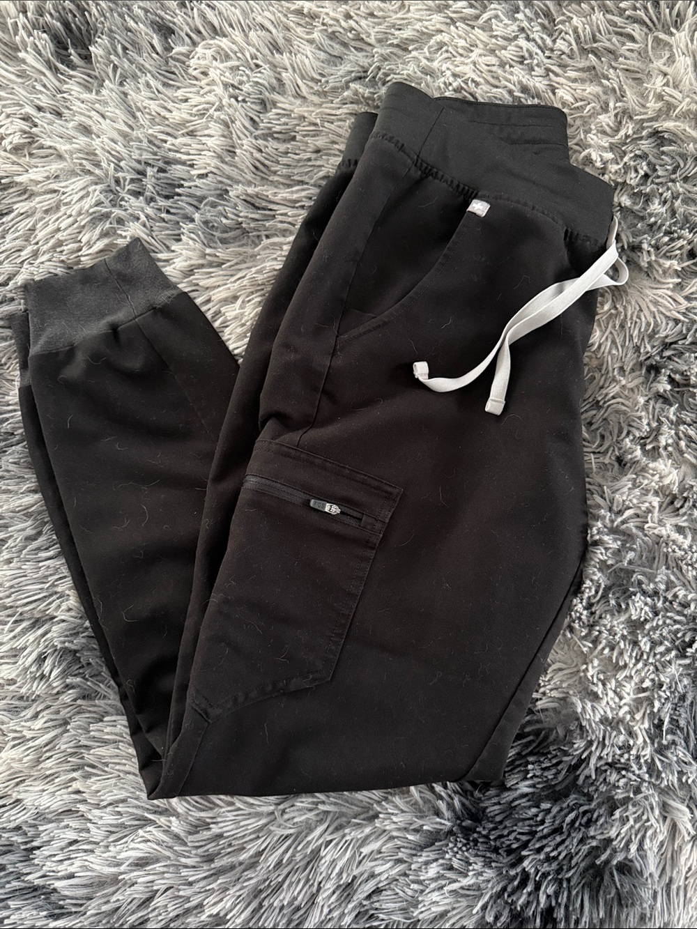 Figs Zamora Technical Collection Black Scrub Joggers
